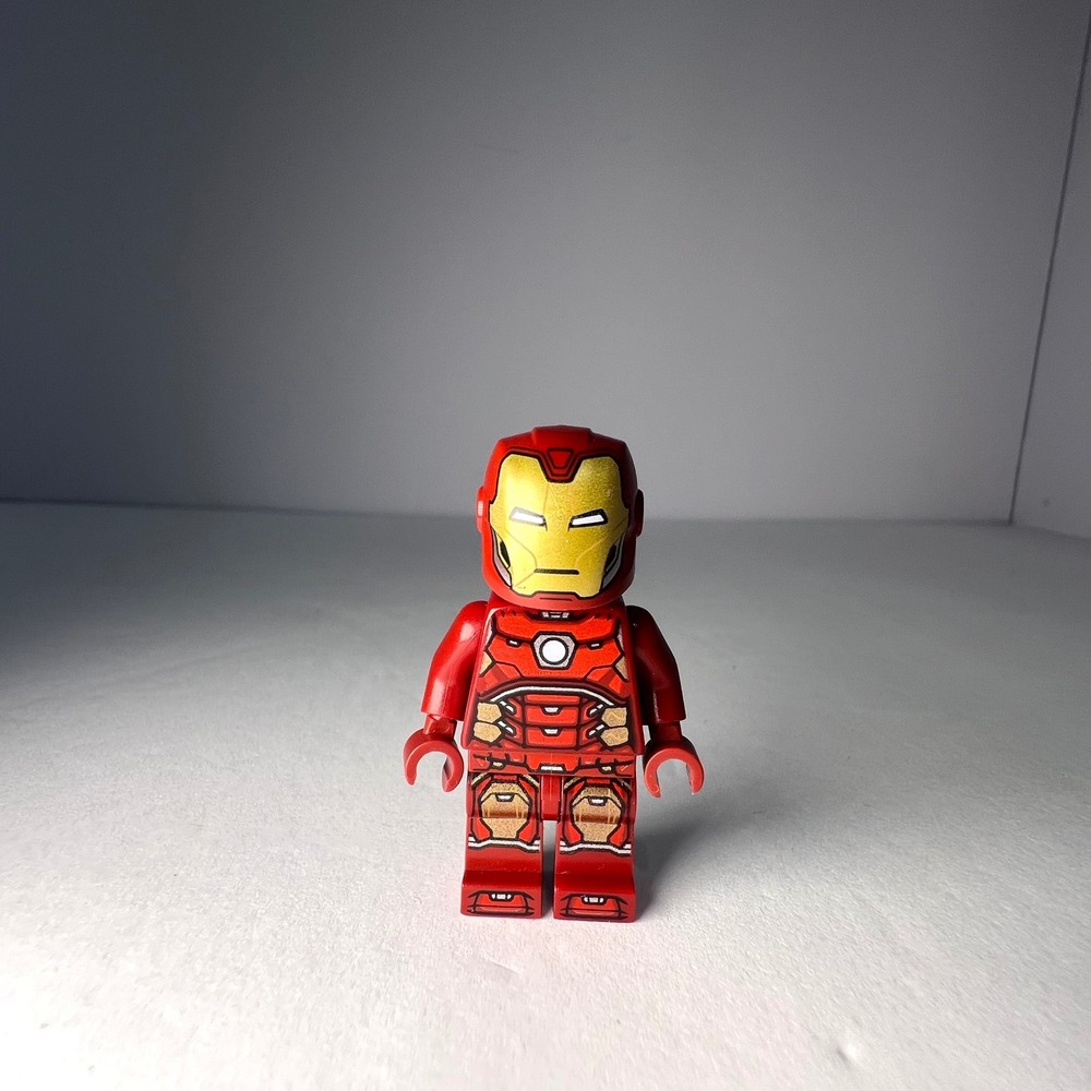 LEGO Iron Man Minifigure sh649 Red Gold Marvel Avengers Super Hero Disney MCU
